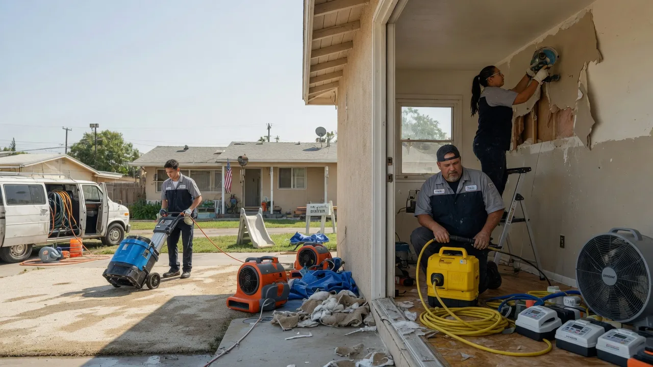 Water Damage Restoration in Fellows, CA near me